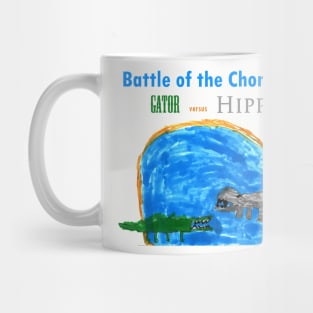 Animal Battle: Gator vs Hippo Mug